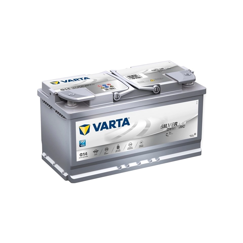 Акумулятор автомобільний Varta Silver Dynamic AGM 95А Ев (-/+) G14 (850EN) (595901085) - зображення 1