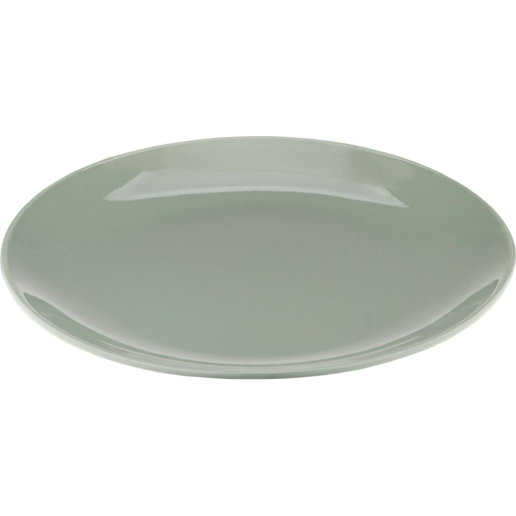 Тарілка Ardesto Capri, 19.2см, порцеляна, зелений (AR0519CG) - зображення 2