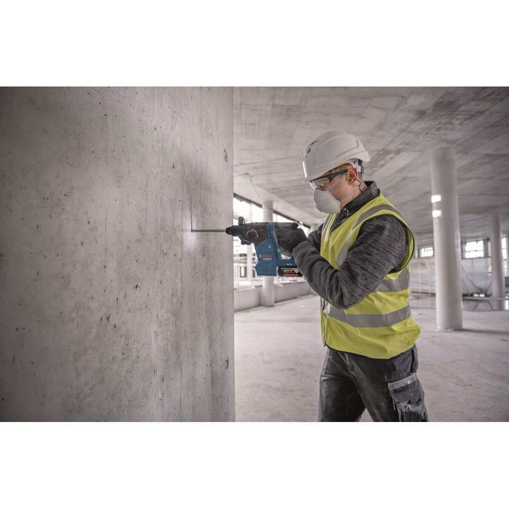 Перфоратор Bosch GBH 187-LI, патрон SDS-plus 24мм, 18В 1х5Аг, 2.4Дж, 3 режими, 980об/хв (0.611.923.022) - picture 11