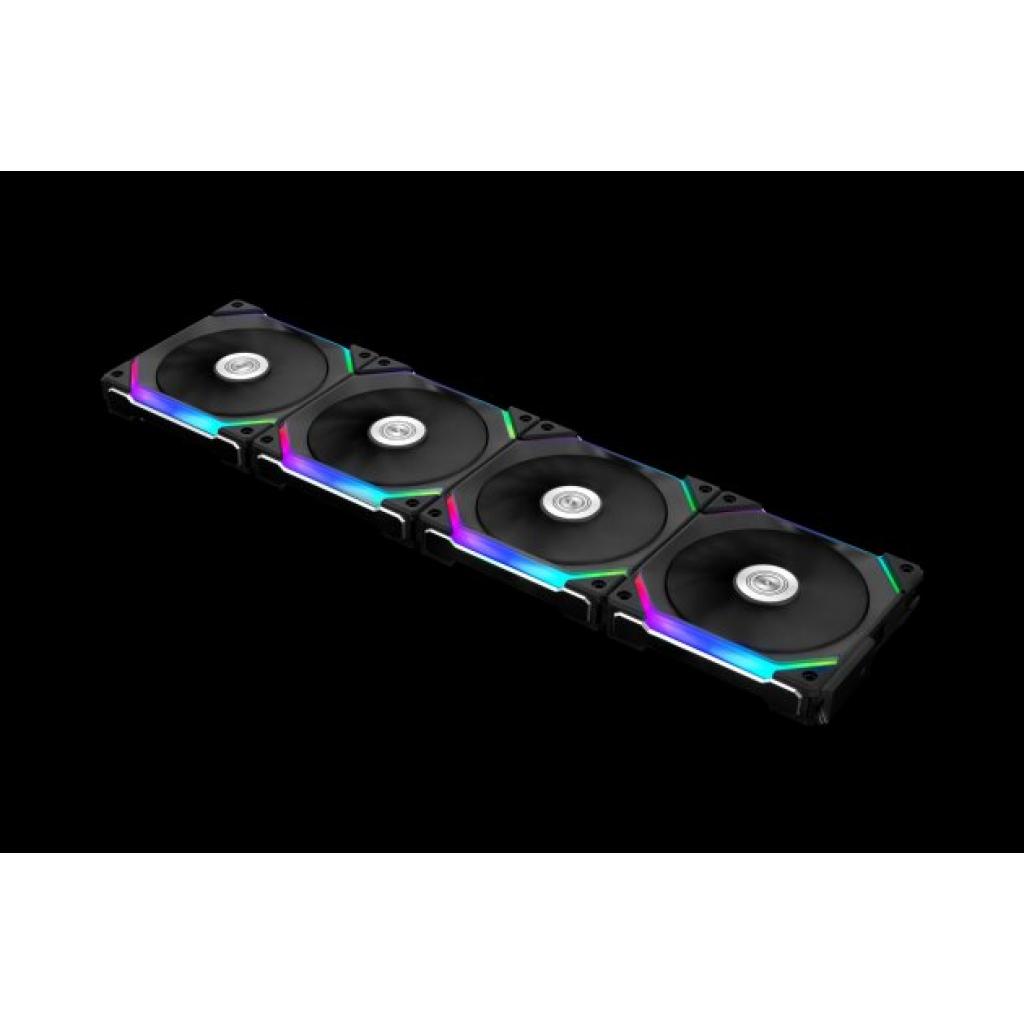 Кулер до корпусу Lian Li Uni Fan SL120-3 Triple Black (G99.12UF3B.00) - зображення 7