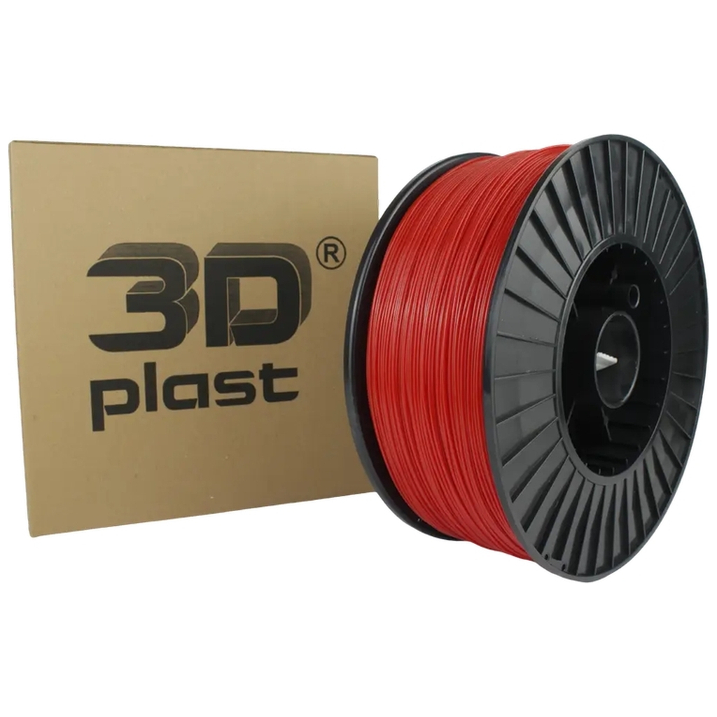 Пластик для 3D-принтера 3Dplast PLA 1.75мм, 3кг, red (3DPLA1753RED) - зображення 1