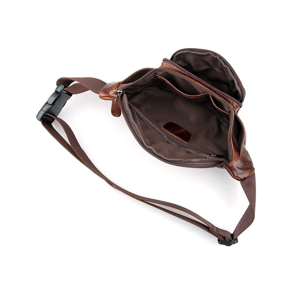 Сумка Vintage Поясна Коричнева (14422) - зображення 7