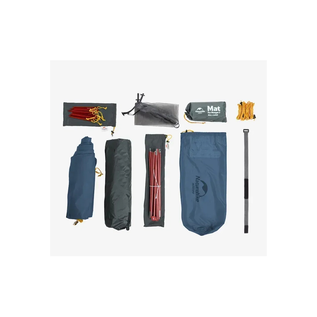 Намет Naturehike двомісний ультралегкий Mongar UL NH19M002-J, темно-синій (6975641882596) - зображення 3