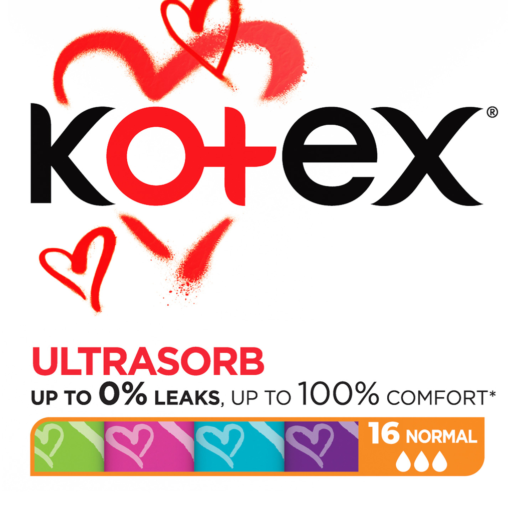 Тампони Kotex Normal 16 шт. (5029053534565) - зображення 1