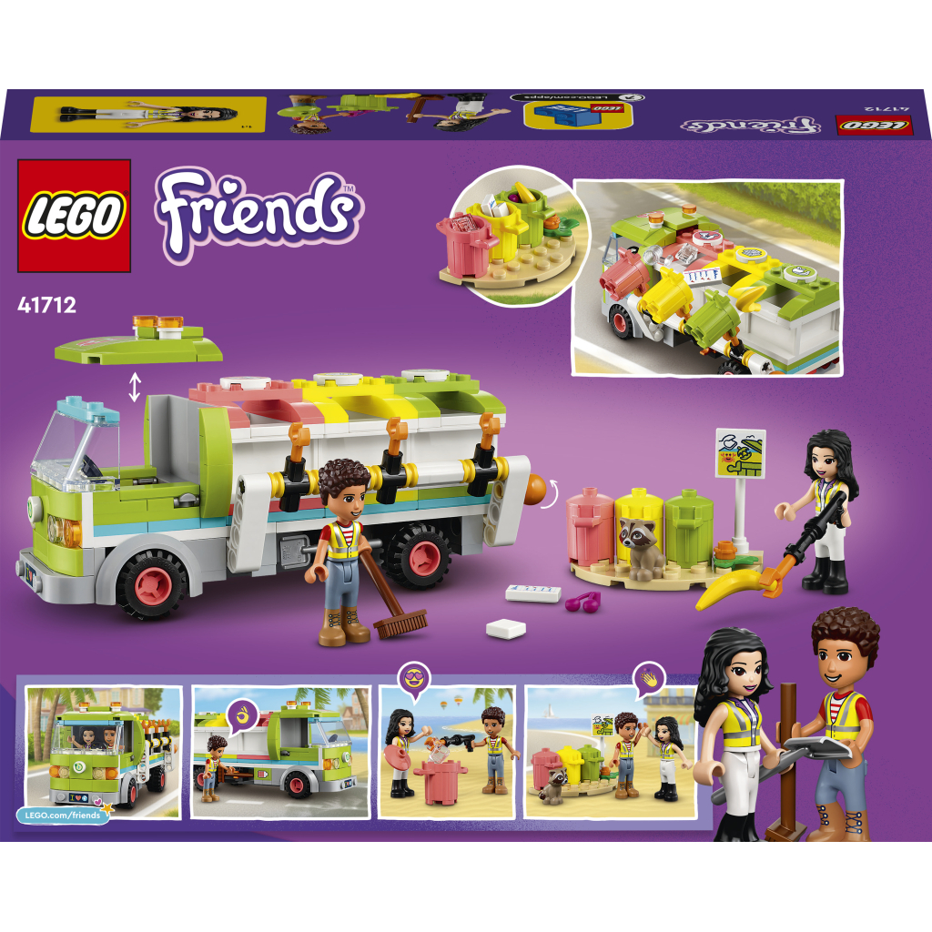 Конструктор LEGO Friends Сміттєпереробна вантажівка 259 деталей (41712) - зображення 10