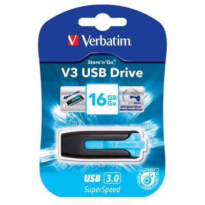 USB флеш накопичувач Verbatim 16GB SuperSpeed Caribbean Blue USB 3.0 (49176) - зображення 5