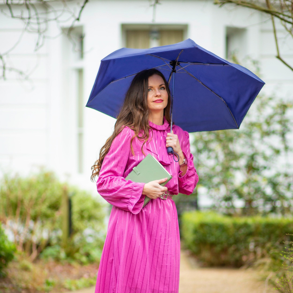 Парасоля Fulton L710-037386 Open & Close Superslim-1 Navy (L710-037386) - зображення 2