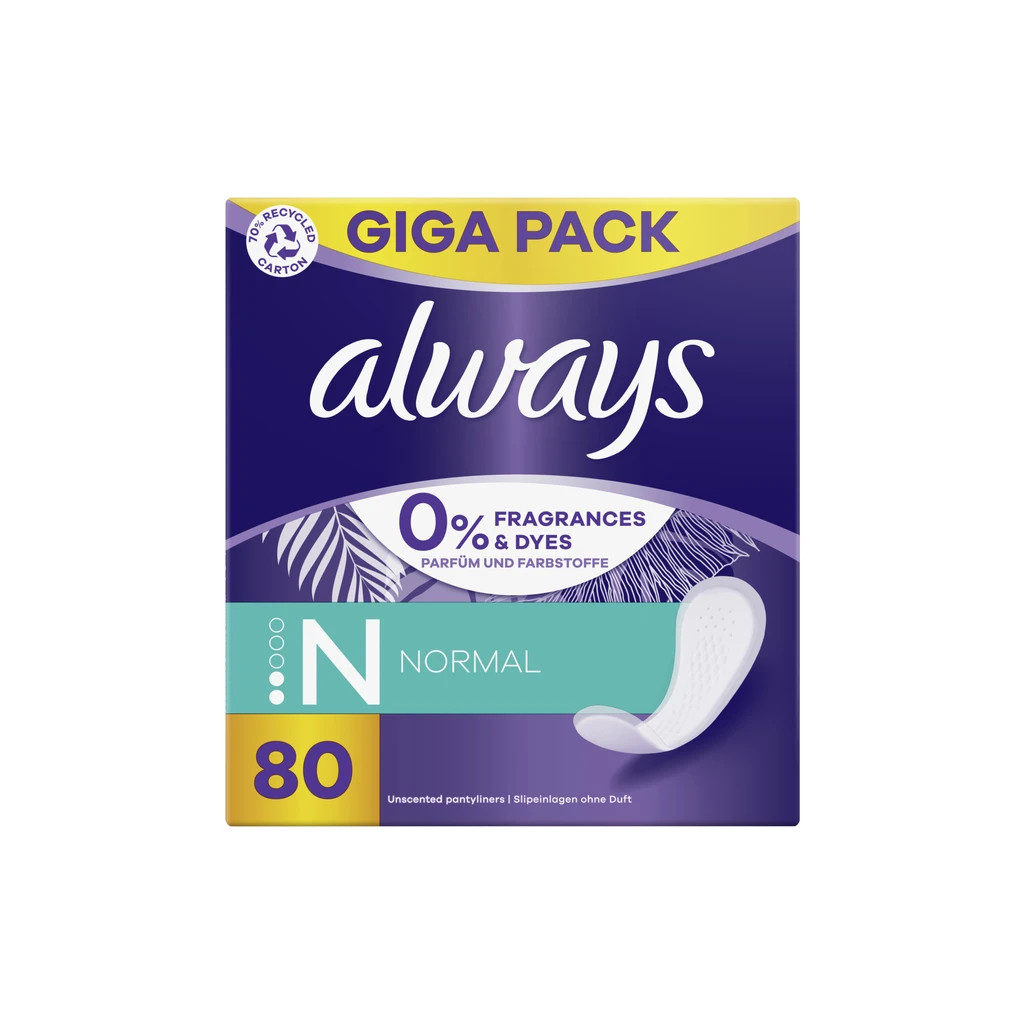 Щоденні прокладки Always Daily Fresh Normal Без запаху 80 шт. (8700216461719) - зображення 2