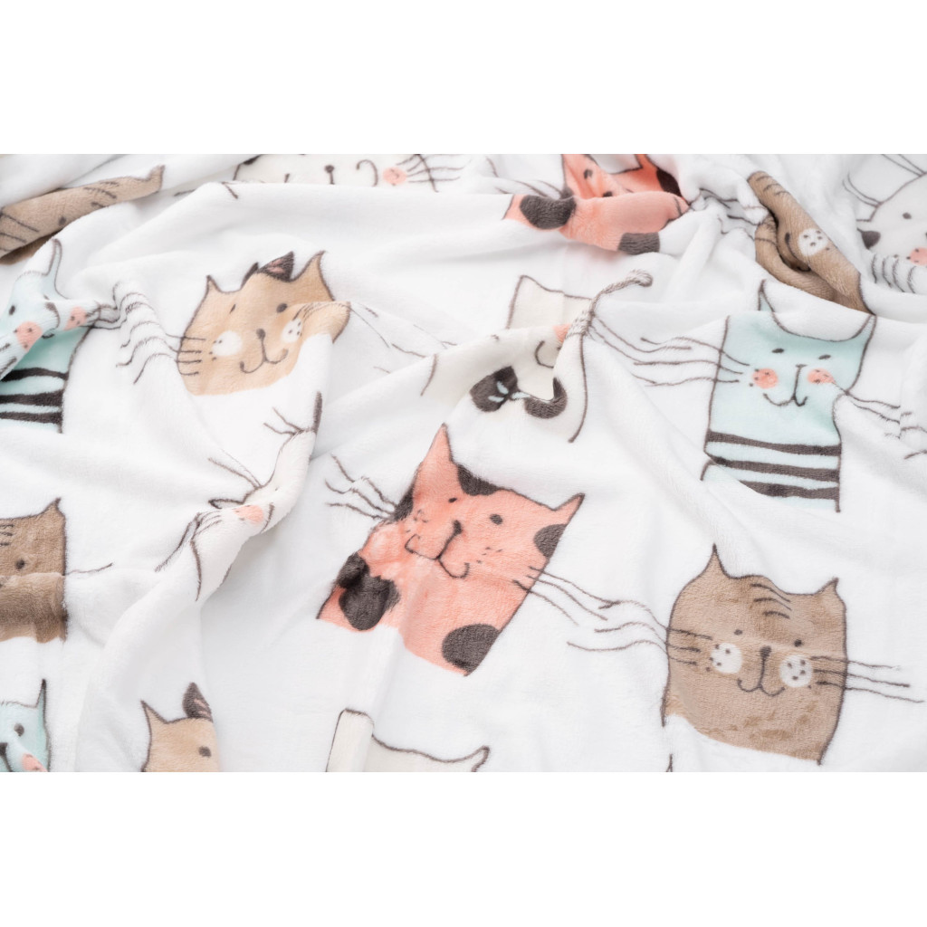 Плед Ardesto Flannel великі коти 160х200 см (ART0113PB) - зображення 8
