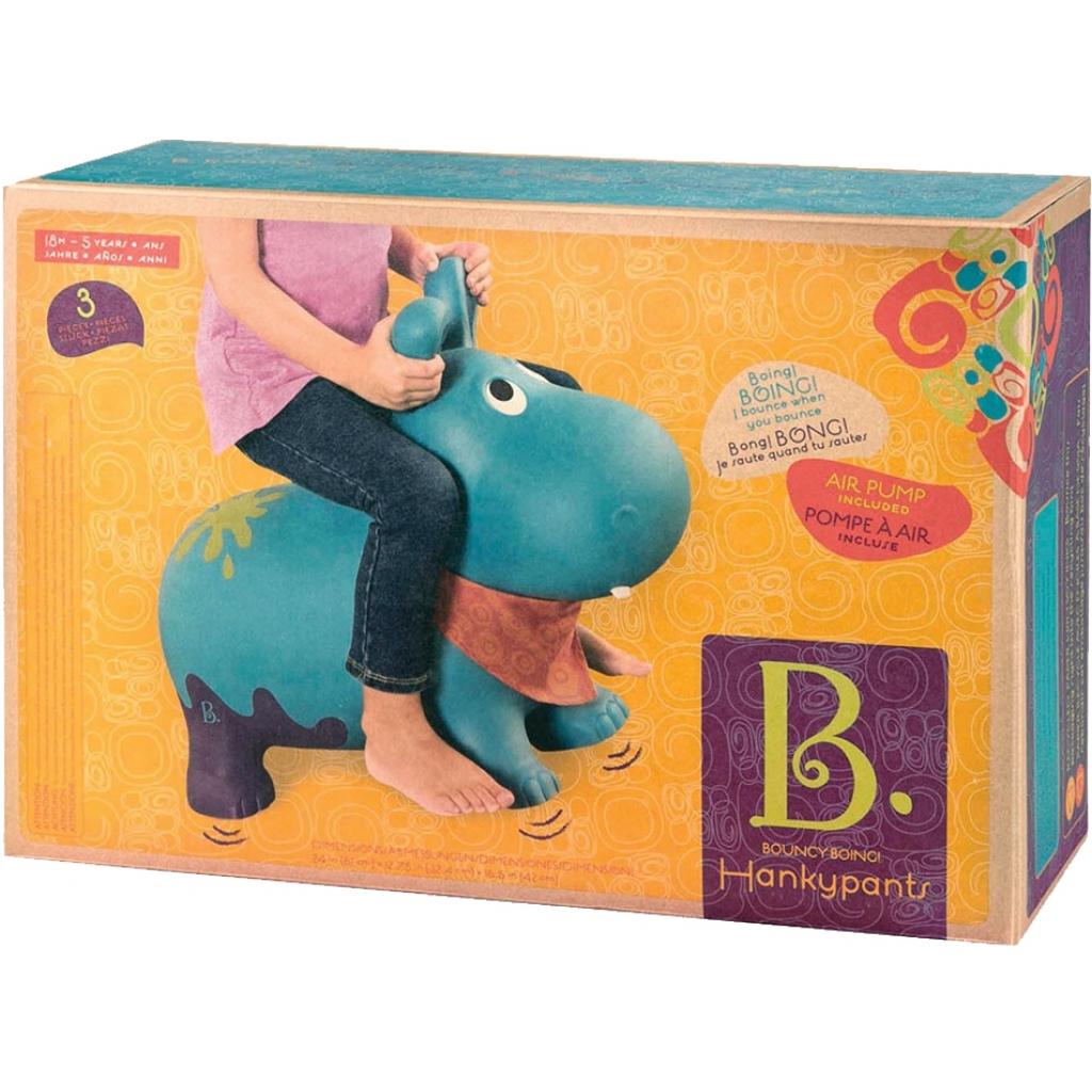 Стрибун Battat Стрибун Гіпопотам-там-там з насосом (BX1505Z) - изображение 2