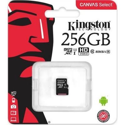 Карта пам'яті Kingston 256GB microSDXC class 10 UHS-I Canvas Select (SDCS/256GBSP) - зображення 2