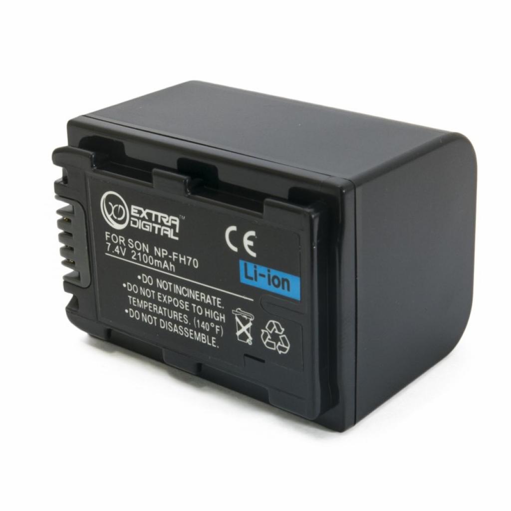 Акумулятор до фото/відео Extradigital Sony NP-FH70 (BDS2661) - зображення 2