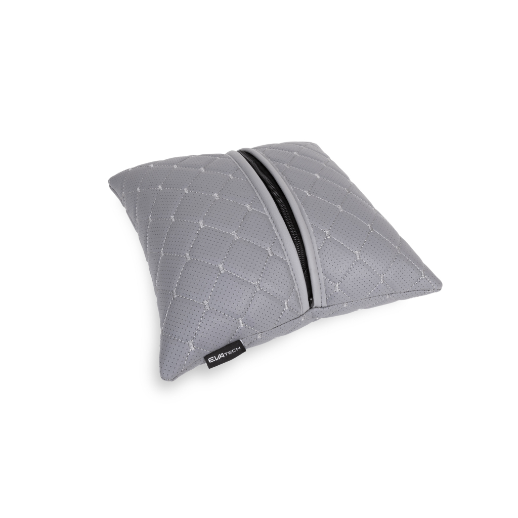 Подушка EVAtech ECO 30x30 см сіра з сірою ниткою (SPSCSGG) - зображення 5