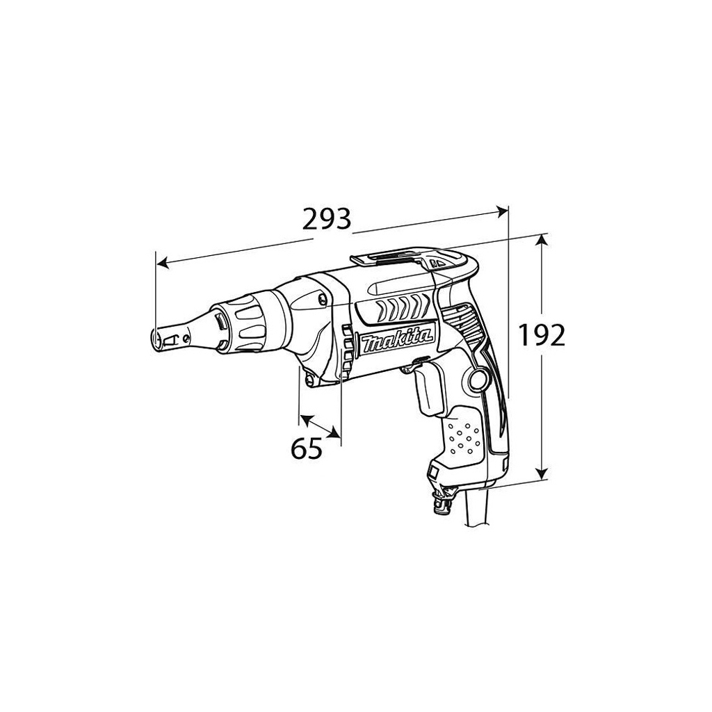 Шуруповерт Makita FS6300R для гіпсокартону - зображення 3