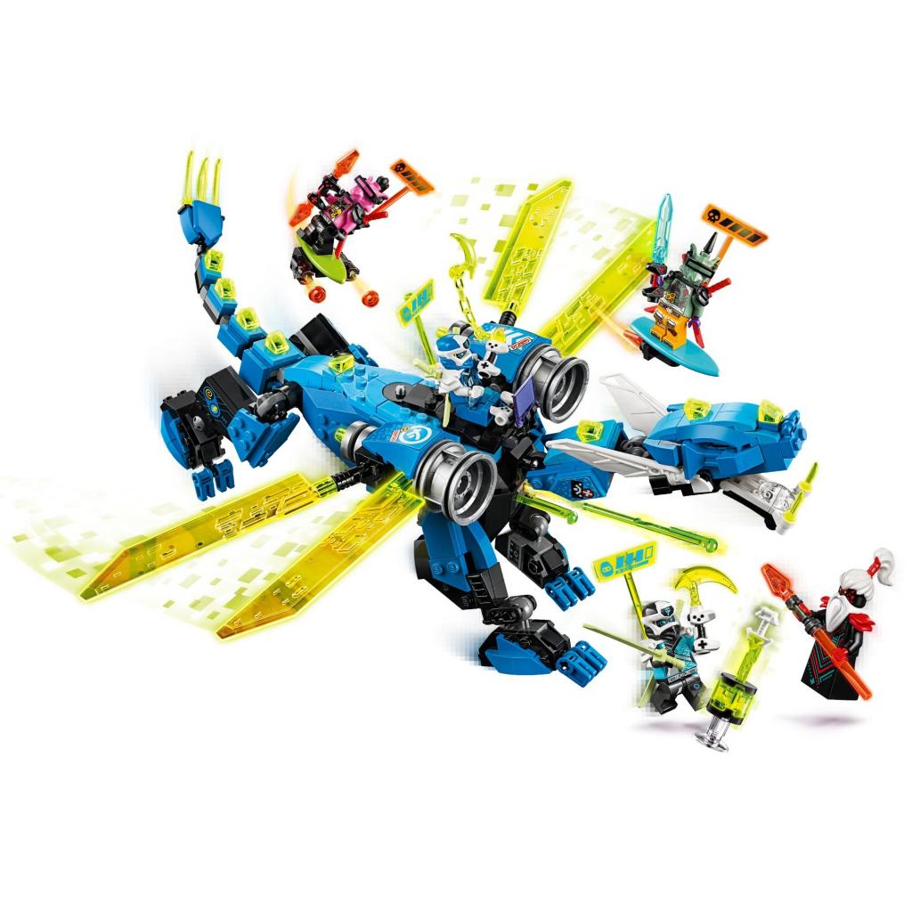 Конструктор LEGO Ninjago Кібердракон Джея 518 деталей (71711) - зображення 3