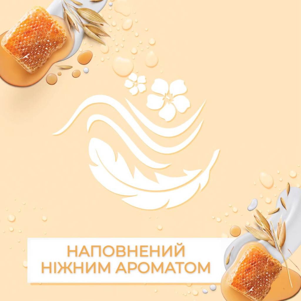 Лосьйон для тіла Johnson's Vita-Rich Доглядальний з йогуртом, вівсом і медом 400 мл (3574661385723) - зображення 3