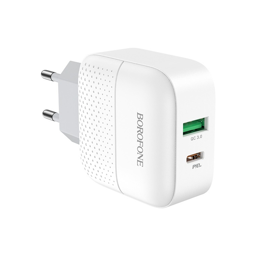 Зарядний пристрій BOROFONE BA46A Premium White (BA46AW) - зображення 2