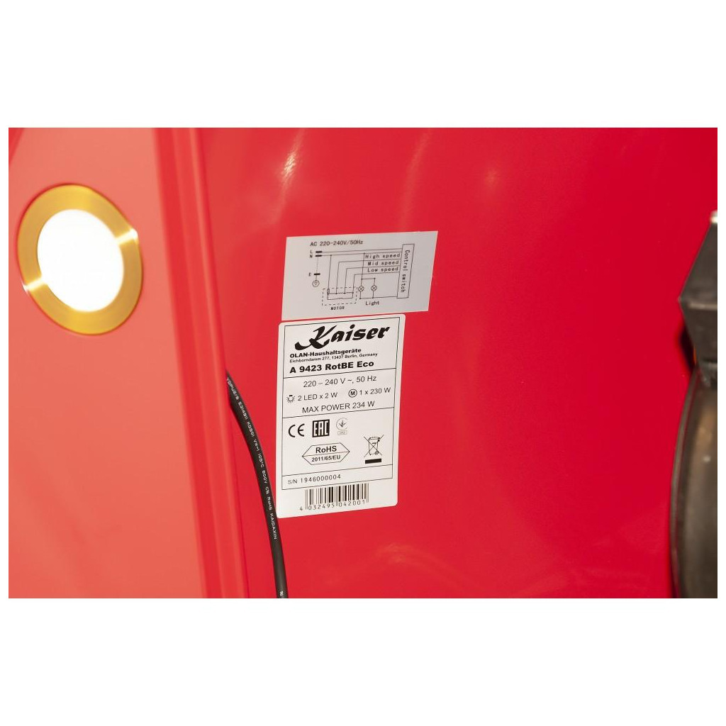 Витяжка кухонна Kaiser A9423ROTBEECO - зображення 7