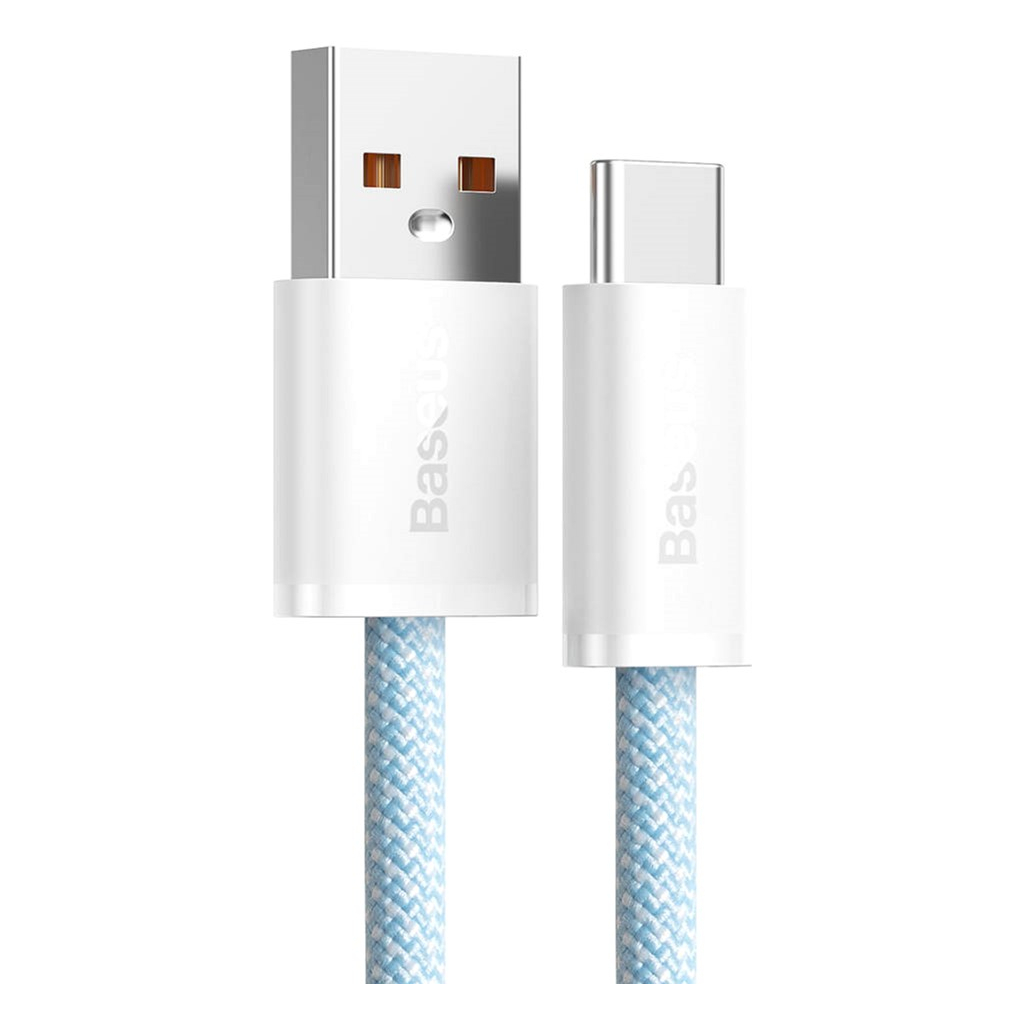 Дата кабель USB 2.0 AM to USB-C 1.0m 5A Blue Baseus (CALD000603) - зображення 2