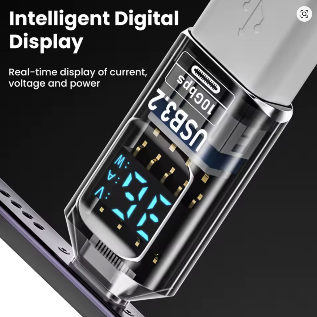 Перехідник OTG USB 3.2 AF to USB-C M 10Gbps QC 36W with display XoKo (AC-322UTC) - зображення 4