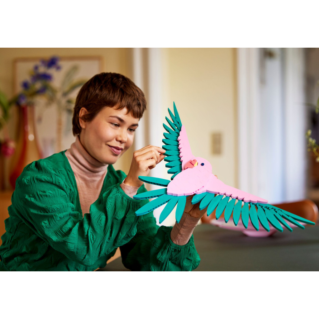 Конструктор LEGO Art Колекція фауни. Папуги Ара 644 деталей (31211) - зображення 5