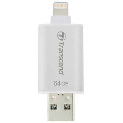 USB флеш накопичувач Transcend 64GB JetDrive Go 300 Silver USB 3.1 (TS64GJDG300S) - зображення 4