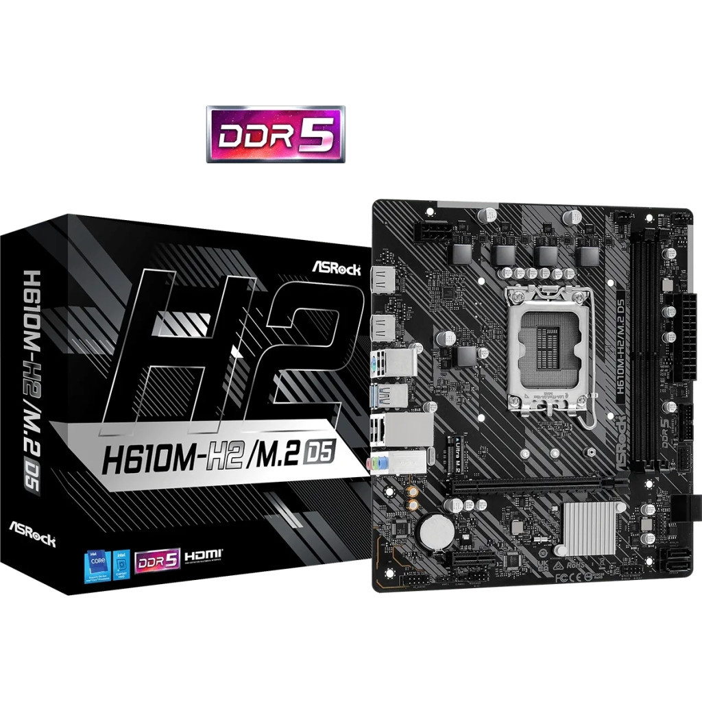 Материнська плата ASRock H610M-H2/M.2 D5 - зображення 5