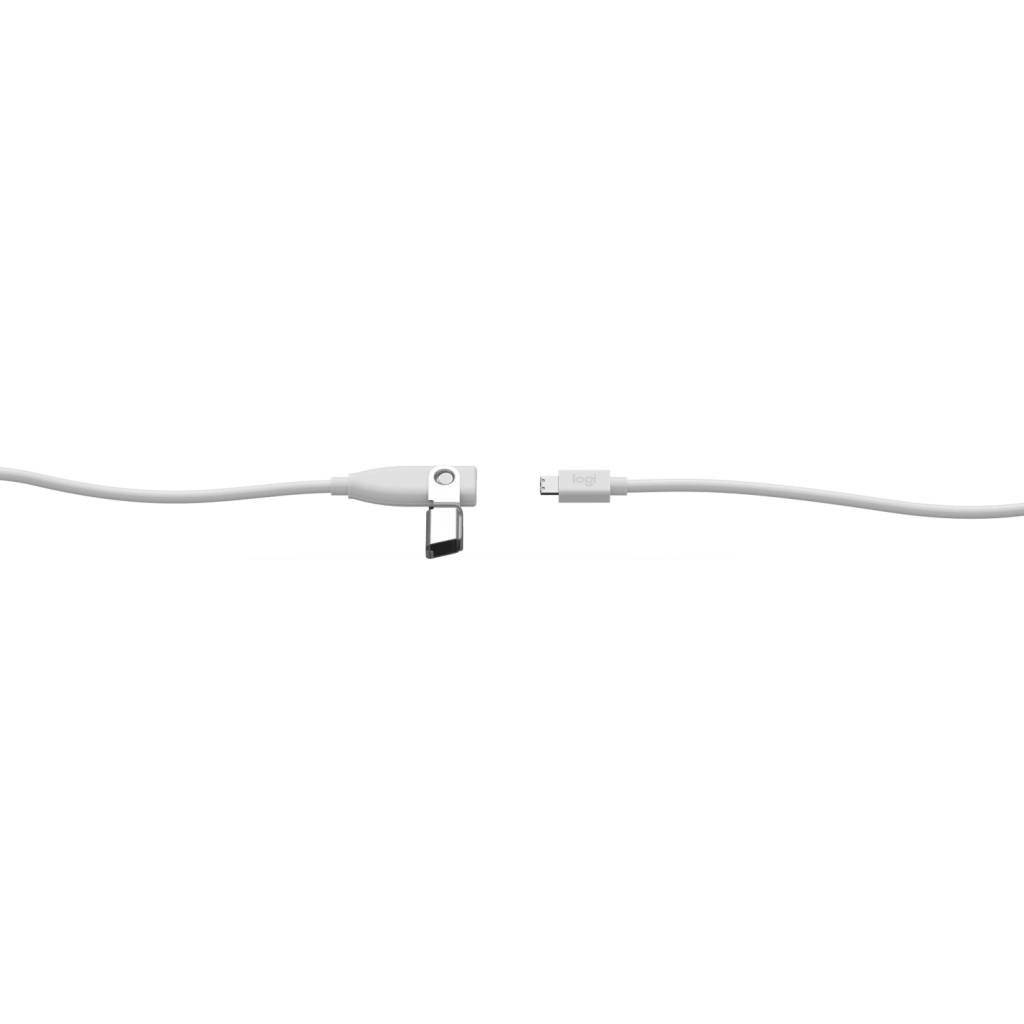 Кабель мультимедійний Logitech Rally Mic Pod Extension Cable Off White USB WW 10M (952-000047) - изображение 2