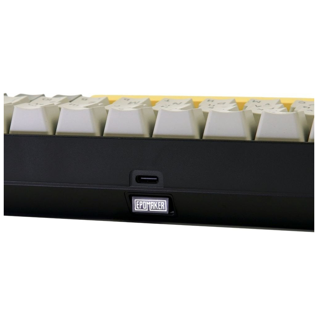 Клавіатура Epomaker EP64 60 Mulan Switch Hot-Swap RGB Wireless/Bluetooth/USB UA Black (EP64-B-M) - зображення 2