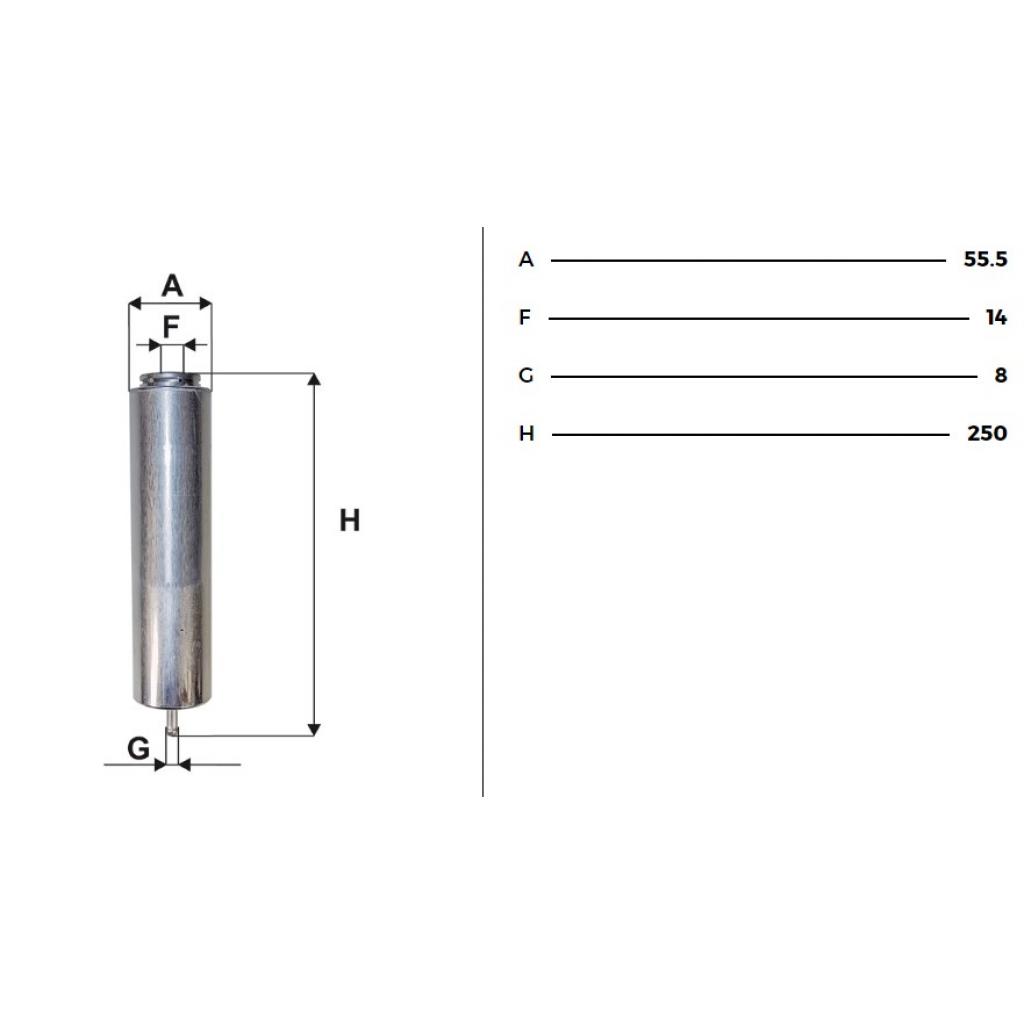 Фільтр паливний Wixfiltron WF8365 - зображення 1