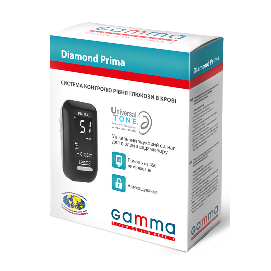 Глюкометр Gamma Prima (7640143656103) - изображение 11