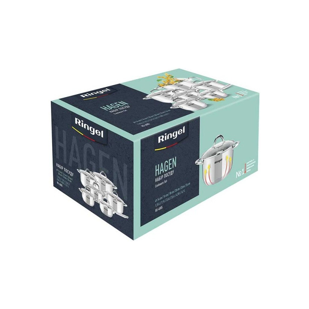 Набір посуду Ringel Hagen 12 предметів (RG-6005) - зображення 7
