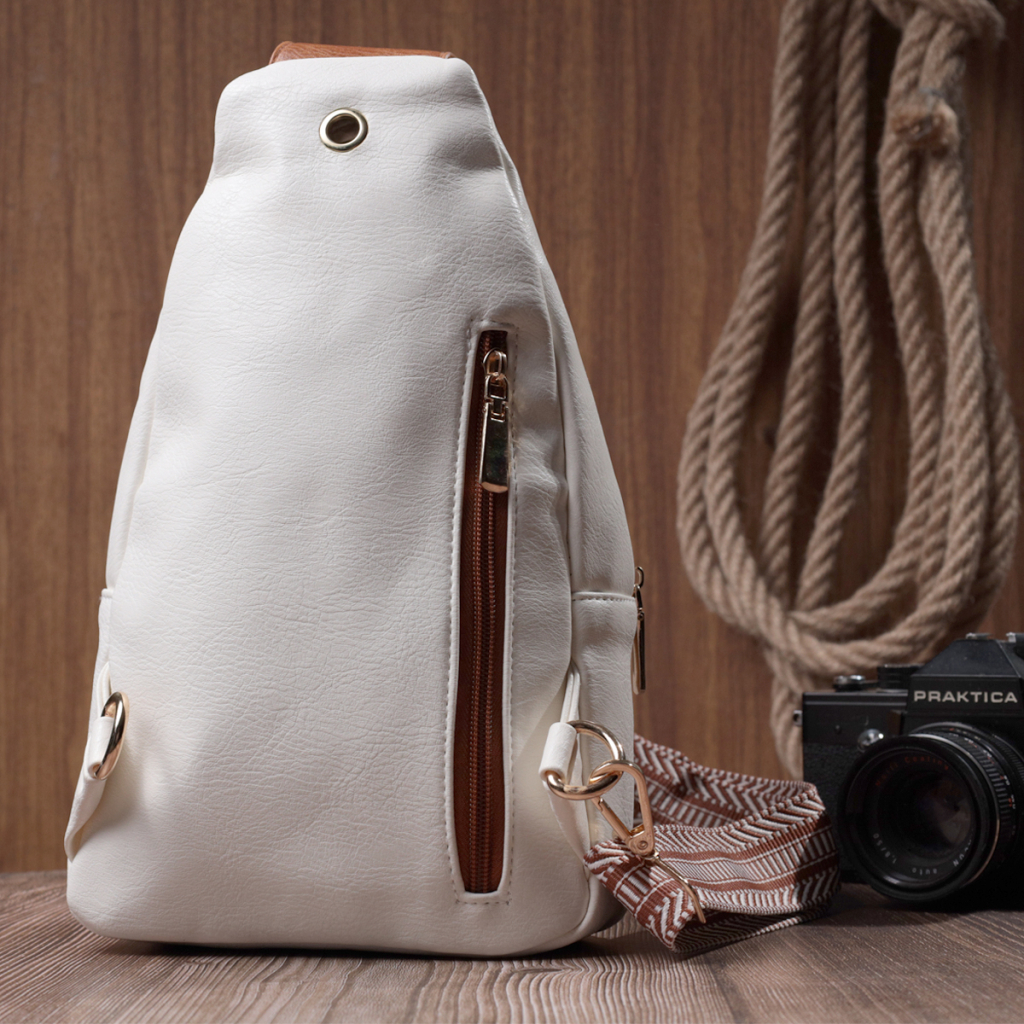 Сумка Vintage З екошкіри Біла (22757) - зображення 10