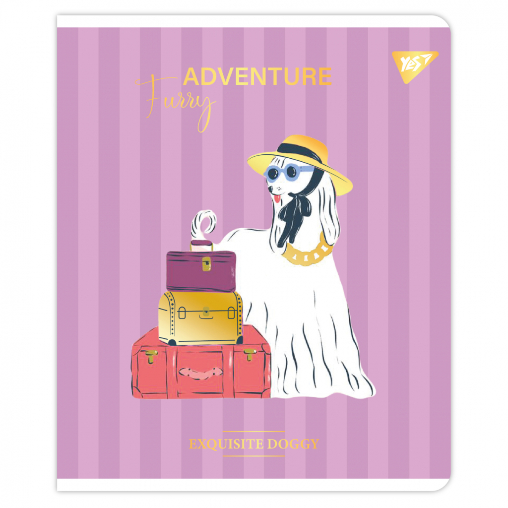 Зошит Yes Exquisite doggy А5 48 аркушів клітинка (767548) - зображення 2