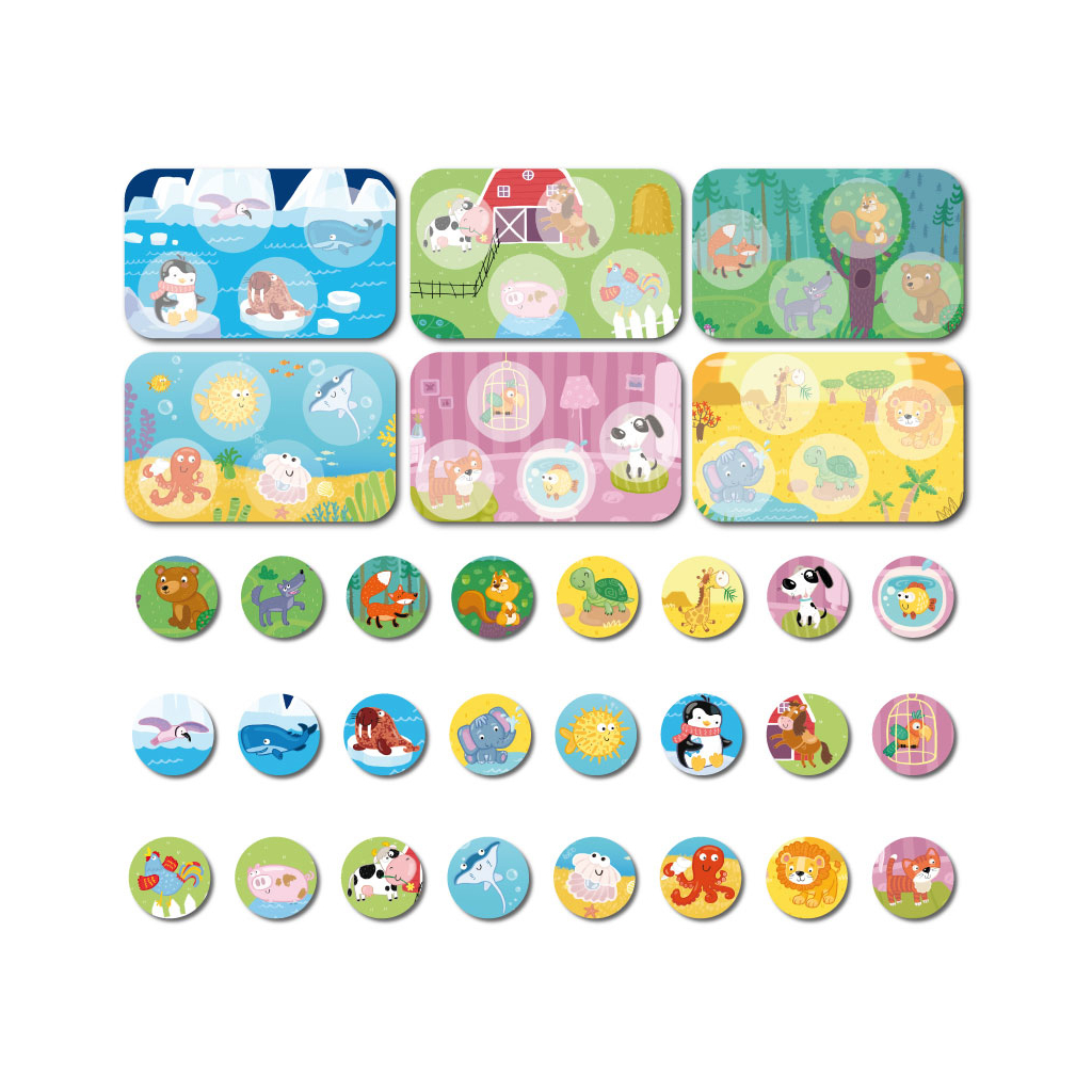 Настільна гра DoDo Лото Тварини та їх середовище існування (300196) - зображення 2