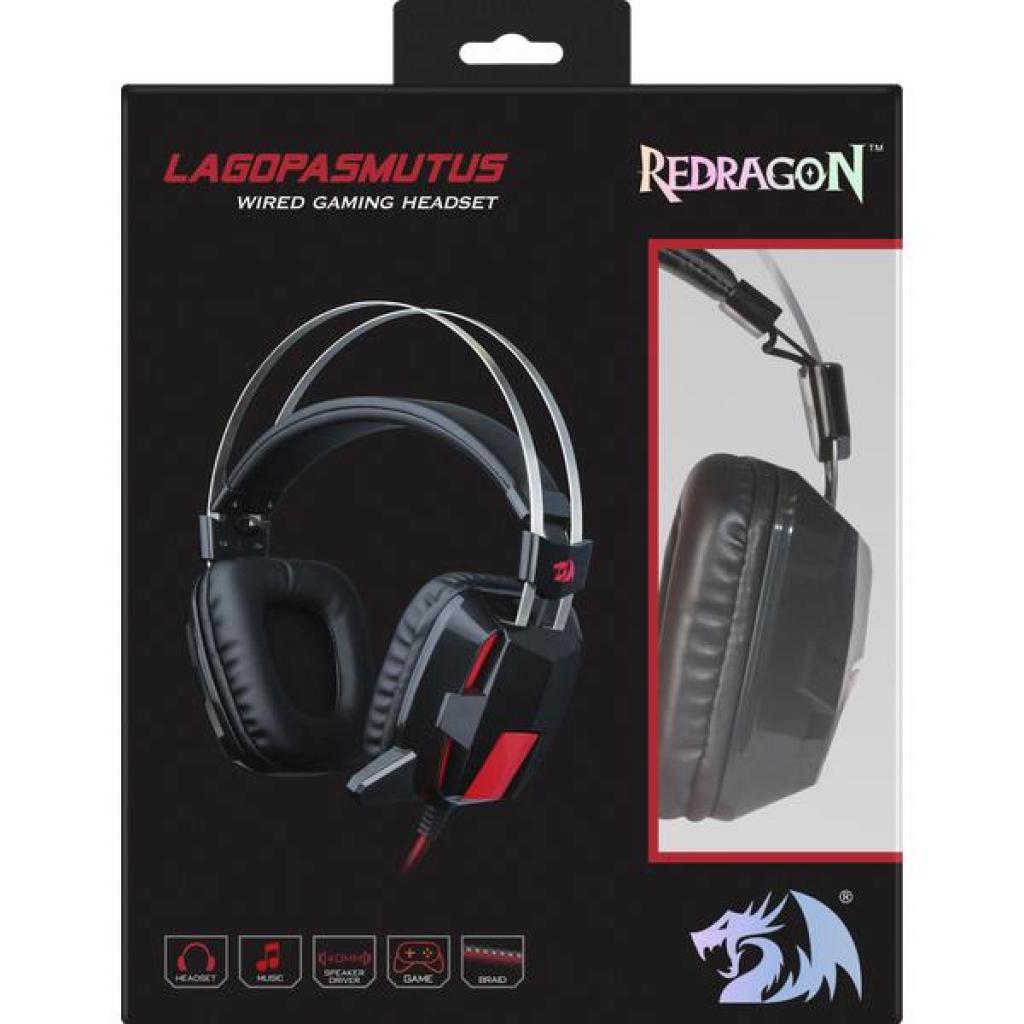 Навушники Redragon Lagopasmutus 2 Black-Red (75165) - зображення 10