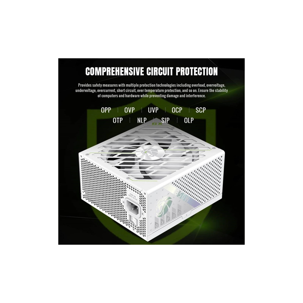 Блок живлення Gamemax 850W (GX PRO 850G WH) - зображення 5
