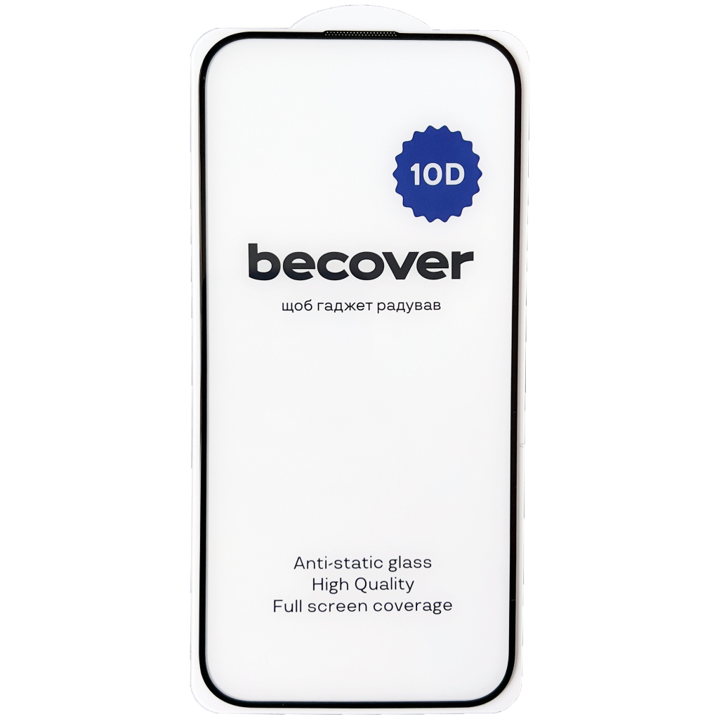 Скло захисне BeCover Apple iPhone 16 10D Black (712321) - изображение 2