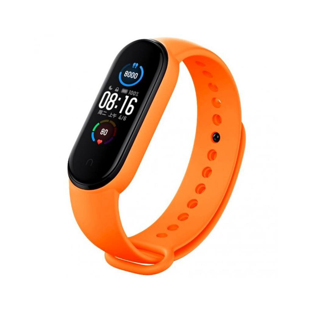 Ремінець до фітнес браслета BeCover Silicone для Xiaomi Mi Smart Band 5/6/7 Apricot (707652) - зображення 1