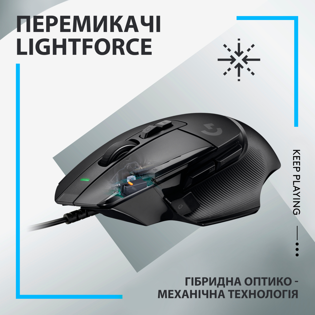 Мишка Logitech G502 X USB Black (910-006138) - зображення 2