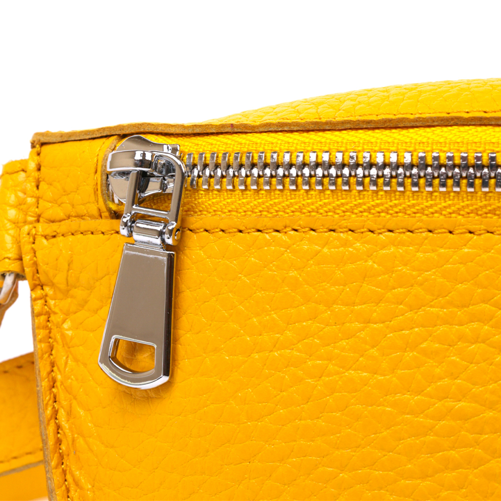 Сумка Shvigel Шкіряна бананка Жовта (16377) - зображення 5