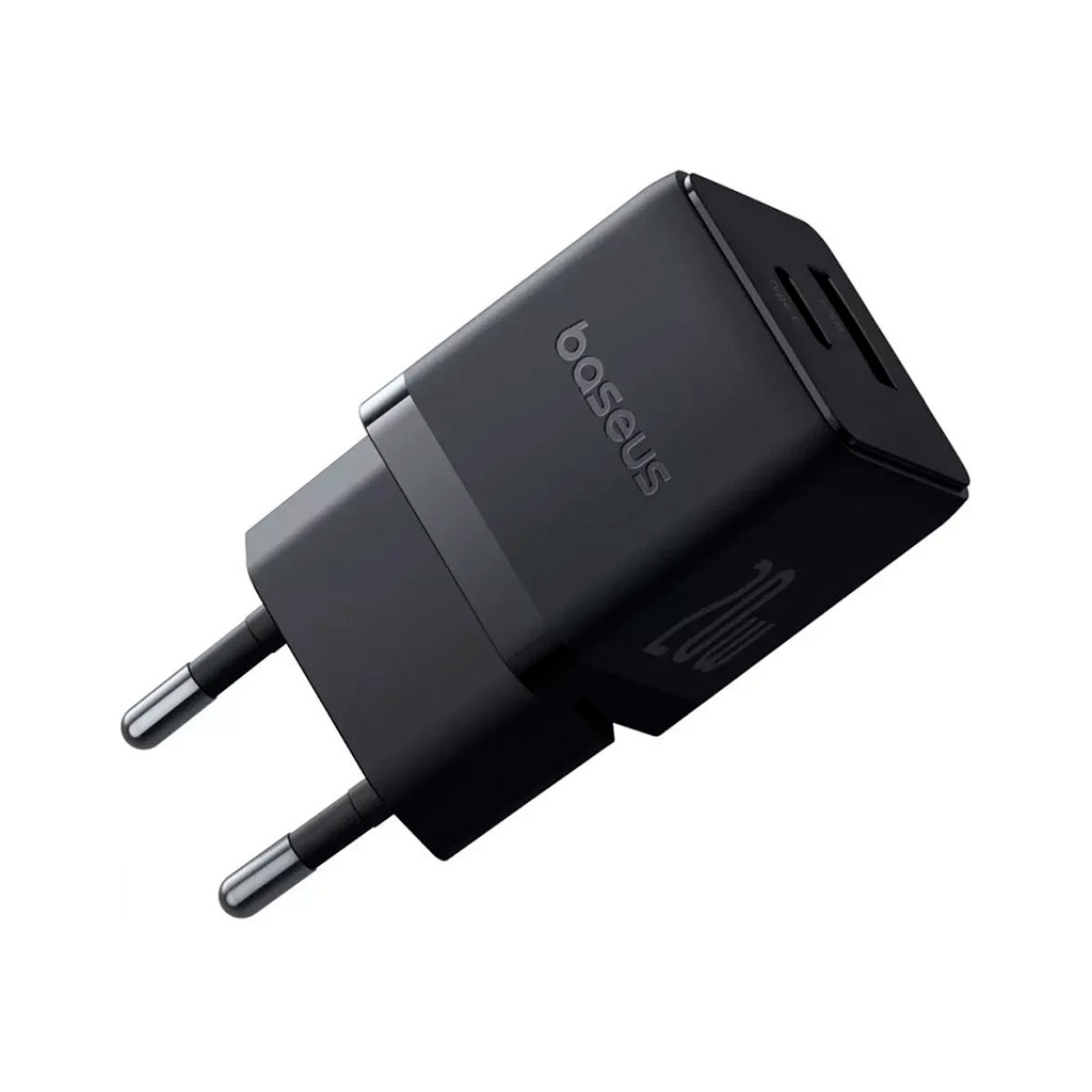 Зарядний пристрій Baseus Palm Fast Charger C+U 20W black (P10111608113-00) - зображення 4