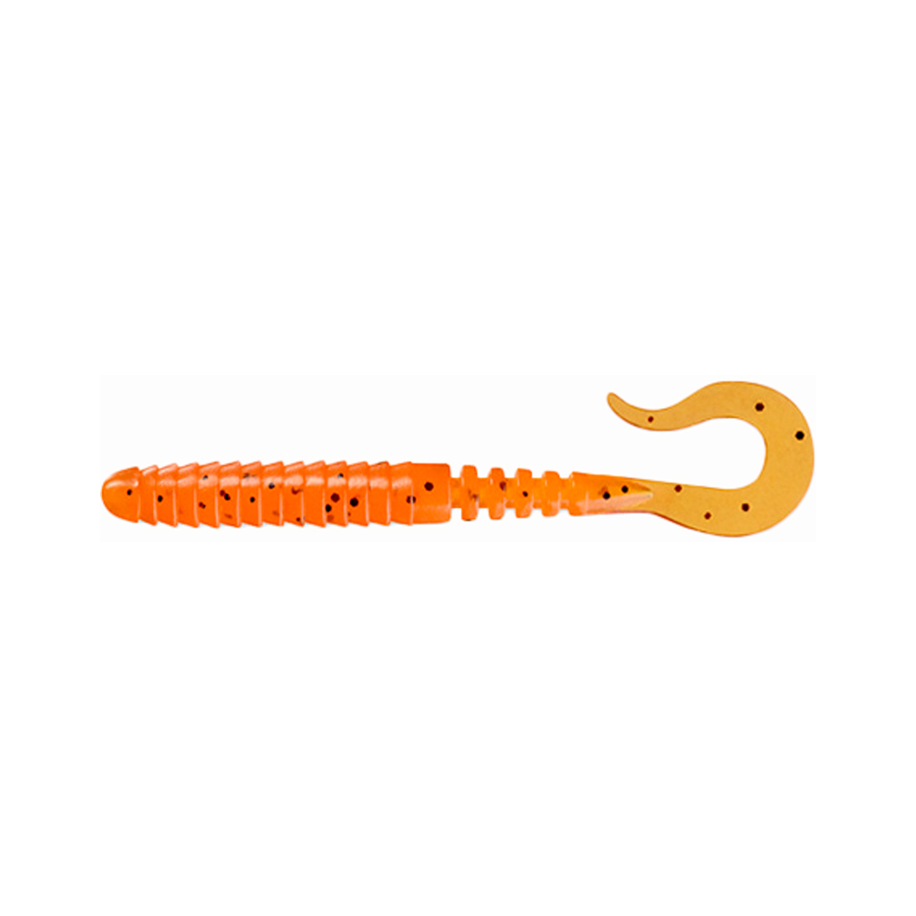 Силікон рибальський FishUP Vipo 2" 049 - Pumpkin Orange/Black (10шт/уп) (1864.05.59) - зображення 1