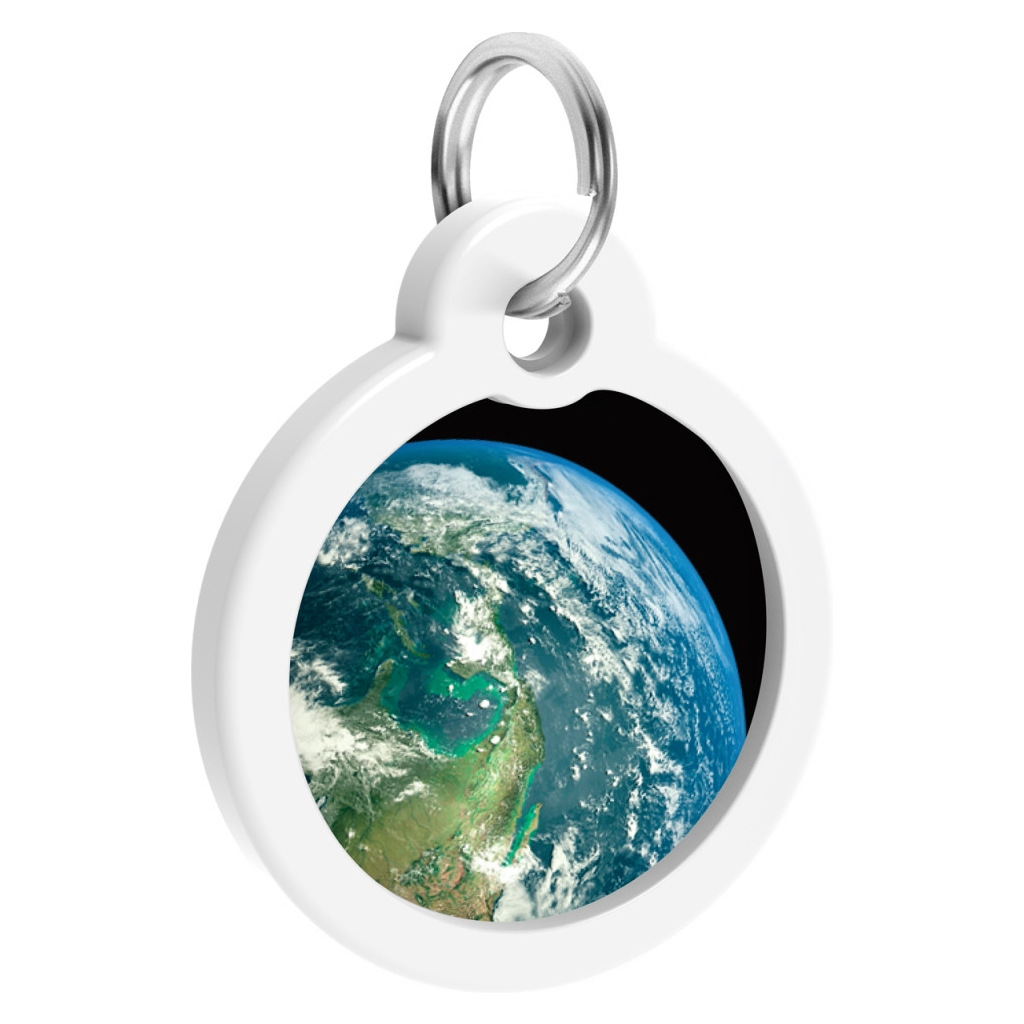 Адресник для тварин WAUDOG Smart ID з QR паспортом "Земля", коло 25 мм (225-4029) - изображение 4