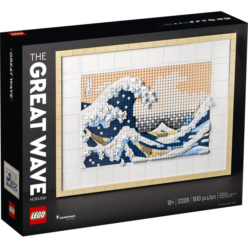 Конструктор LEGO ART Хокусай, «Велика хвиля» 1810 деталей (31208) - зображення 1