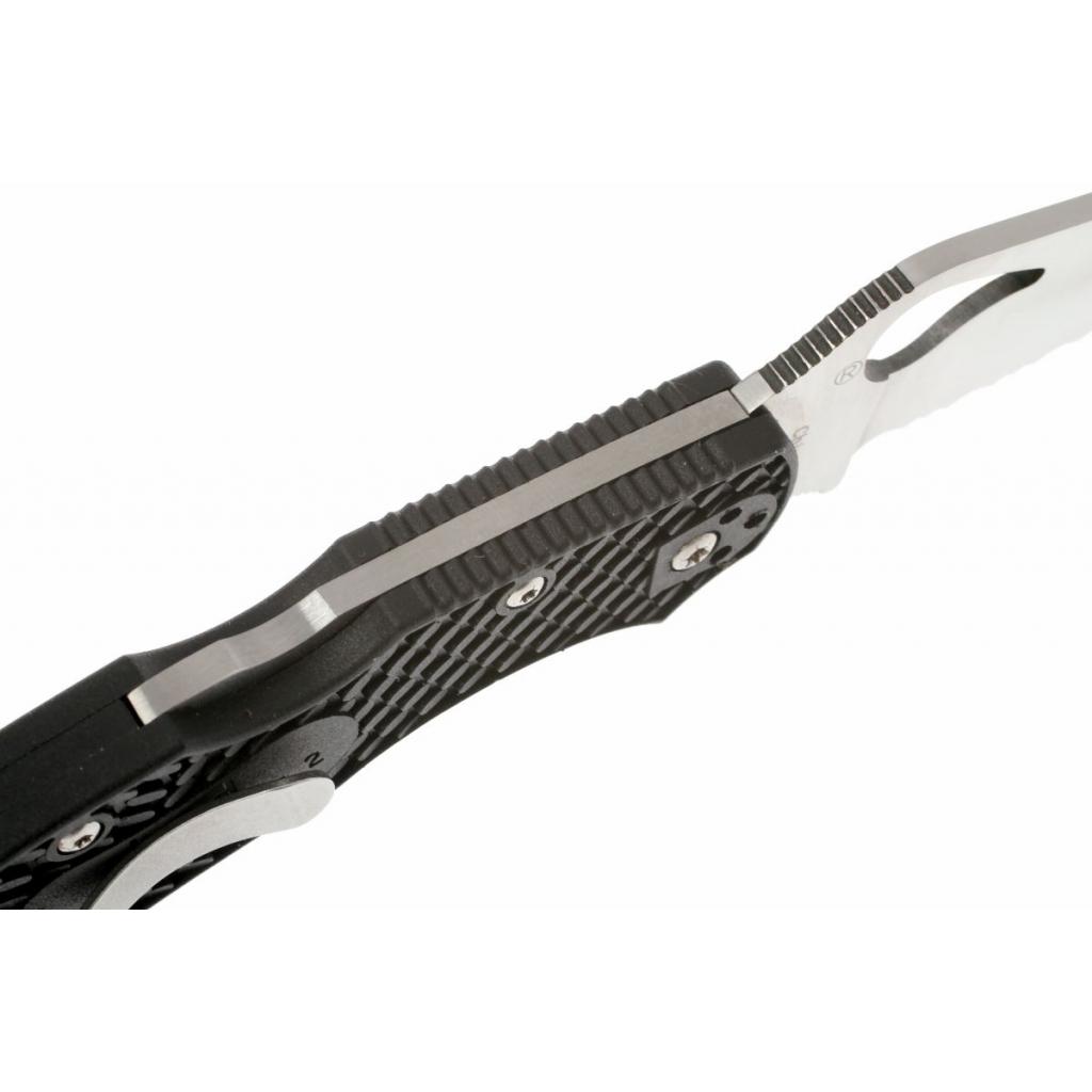 Ніж Spyderco Byrd Cara Cara 2, FRN, полусеррейтор (BY03PSBK2) - изображение 4