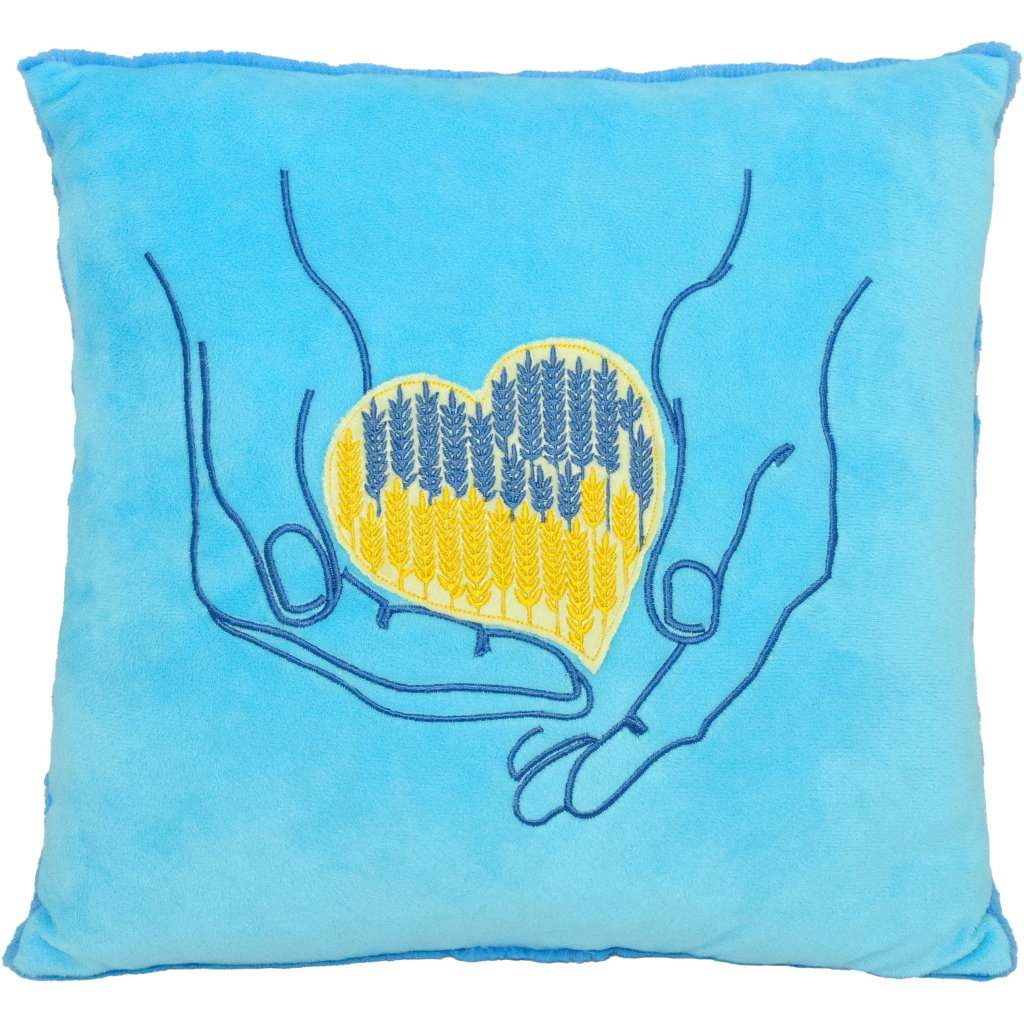 М'яка іграшка Tigres Подушка Серце в долонях (ПД-0442) - зображення 1