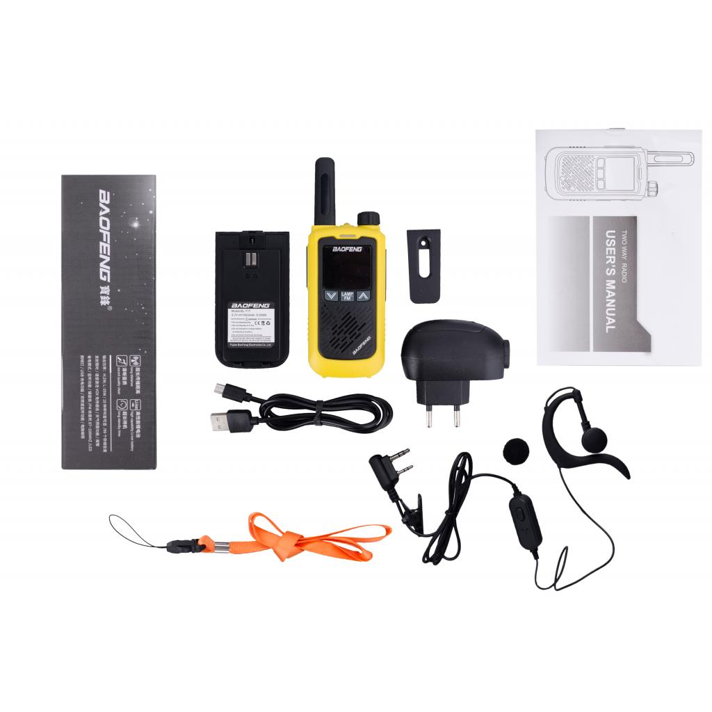 Портативна рація Baofeng BF-T17 Yellow (BFT17Y) - зображення 6