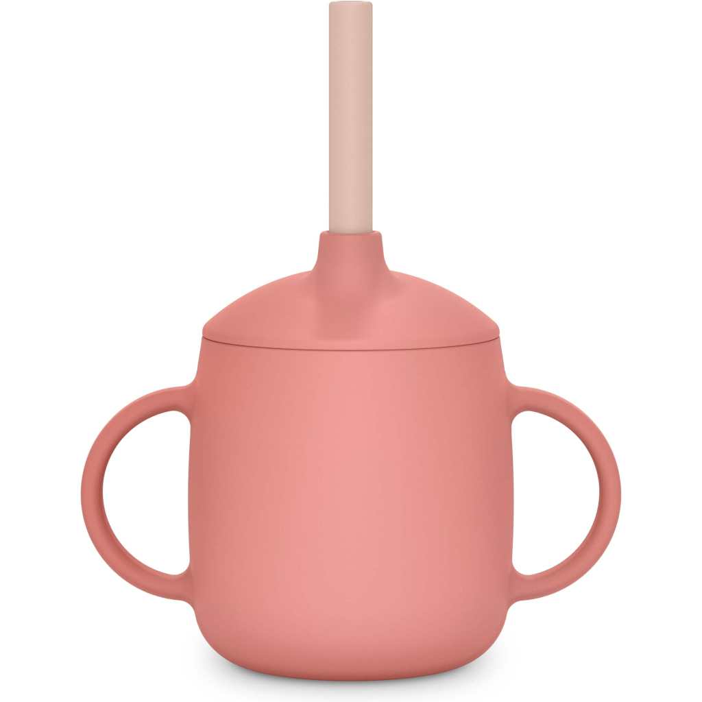 Поїльник-непроливайка Suavinex Colour Essence силіконова 3 в 1 (з носиком та трубочкою), 270 мл, +6 м, рожева (402900) - зображення 3