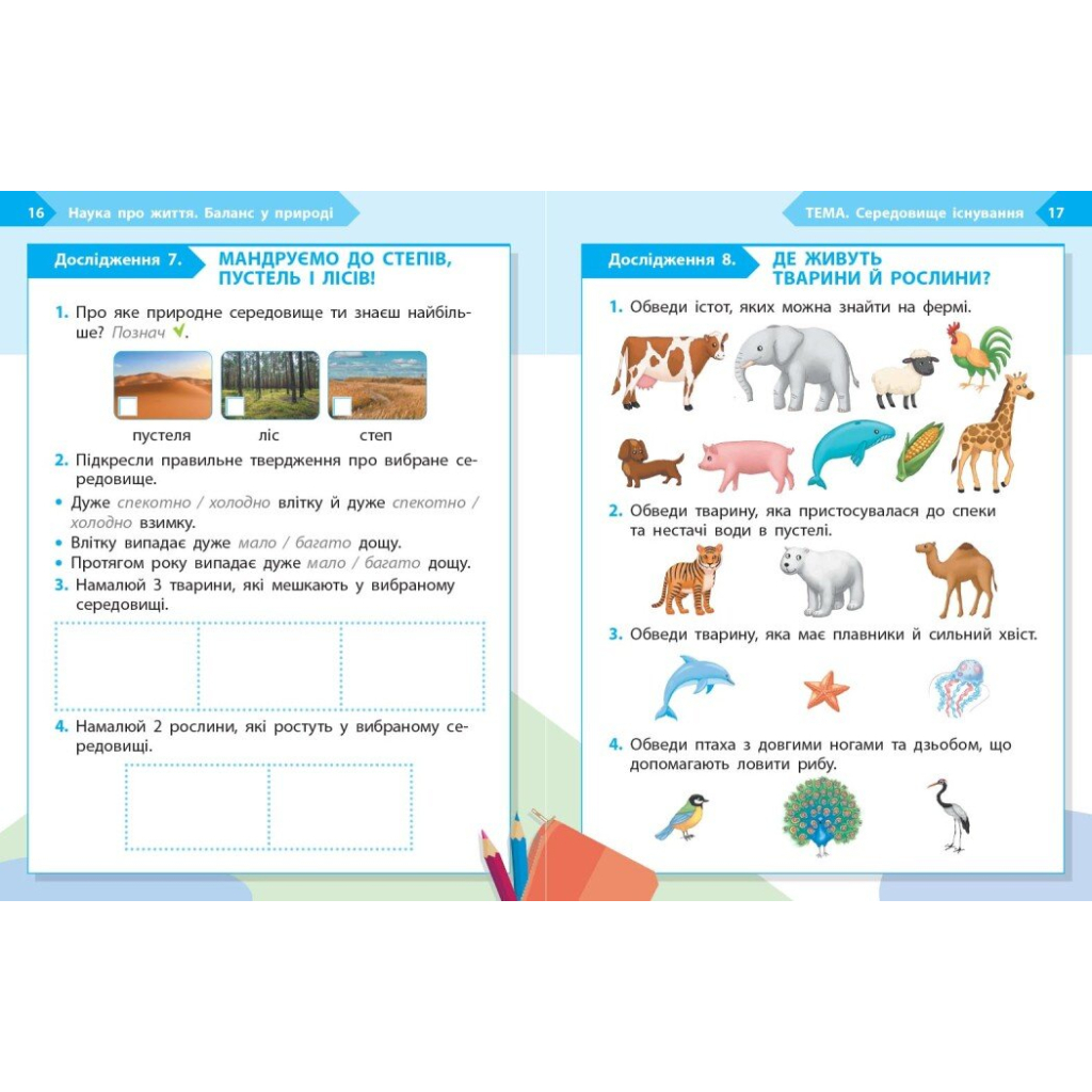 Робочий зошит STEM-старт. 1 клас. Наука про життя - І.В. Потапенко, О.А. Дубовик, О.В. Онопрієнко Ранок (9786170995483) - зображення 6